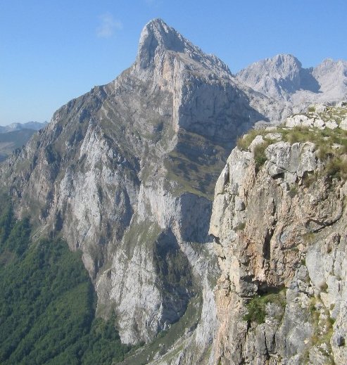 Peña de Remoña, Picos de Europa in the Cantabrian Mountains of North West Spain