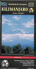 Kilimanjaro Trekking Map